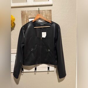 Sophie rue revolve black jacket new small flaw